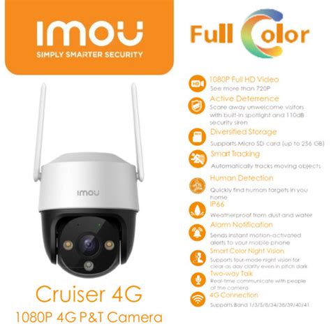 Promo Imou Cruiser G Mp Ipc S Ftp Sim Card Ip Camera Outdoor Cctv