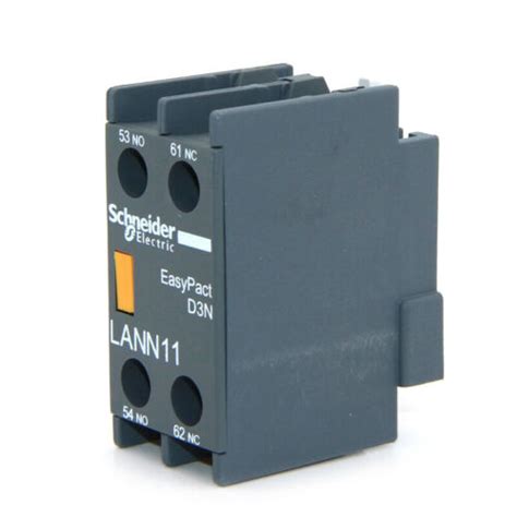 LANN11N Schneider Electric LANN11N auxiliary contact block LA-NN11N 1NO ...