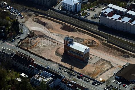 Nürnberg aus der Vogelperspektive Baustellen zum Neubau eines