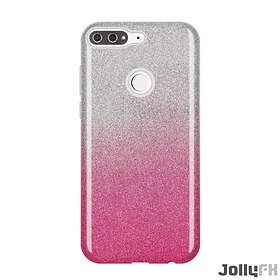 Glitter Case Shining Skal till Huawei Y7 Prime 2018 Rosa Hitta bästa