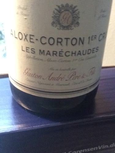 Gaston Andr Pere Fils Les Mar Chaudes Aloxe Corton Er Cru Vivino Us