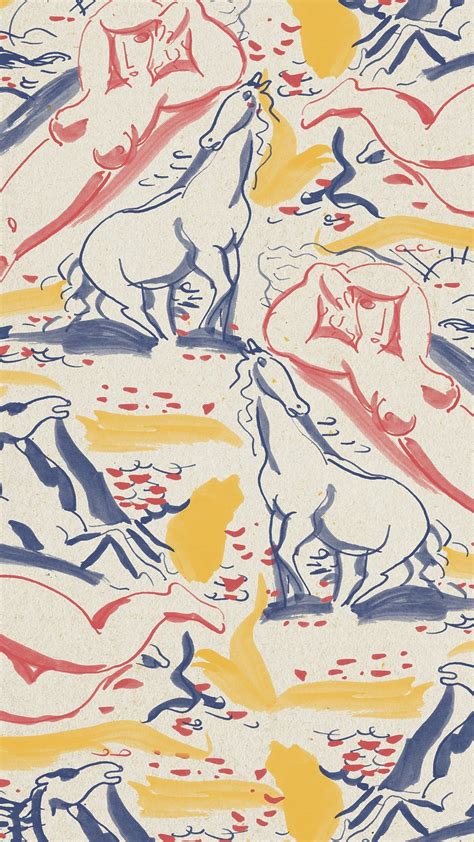 Sketch Nude Lady Pattern Background Free Photo Rawpixel