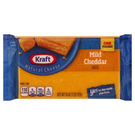 Kraft Cheese, Mild Cheddar