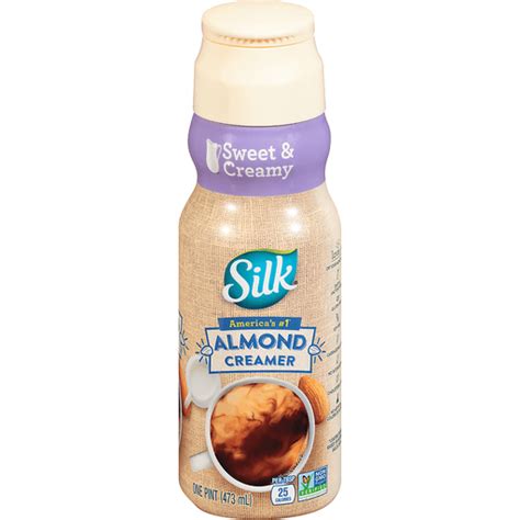 Silk® Sweet And Creamy Almond Creamer 1 Pt Bottle Shop Priceless Foods