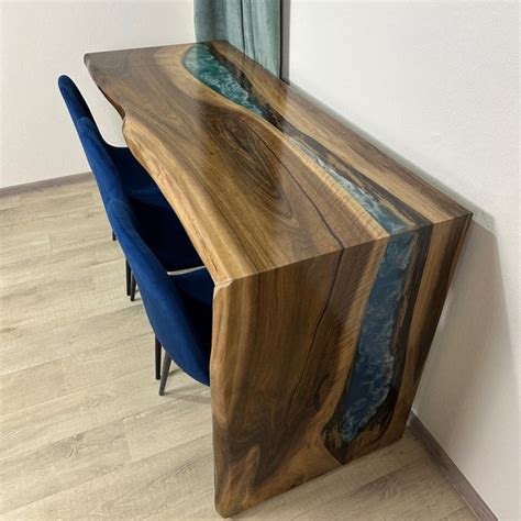 Waterfall River Desk Etsy