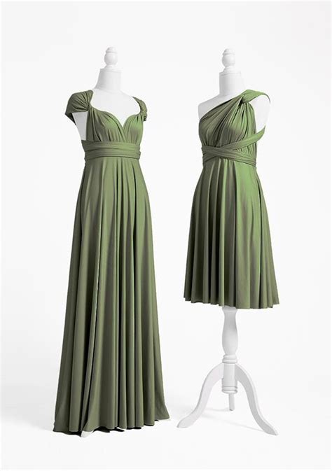 Buy Olive Green Infinity Dress Multiway Dress