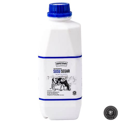 Jual HOMETOWN FRESH MILK 1 LITER Shopee Indonesia