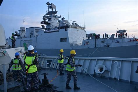 Latihan Bareng Indian Navy Tni Al Kerahkan Kri Bung Tomo Dan Usman Harun