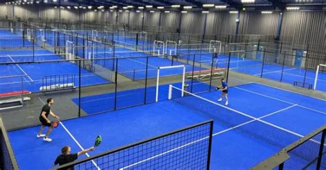 Indoor Outdoor Padel Court Panoramic Padel Court With Roof Ceiling