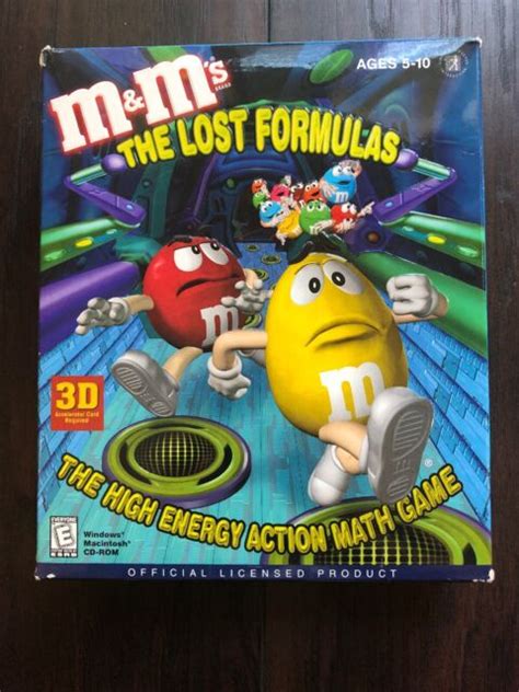 M M S The Lost Formulas Vintage New Sealed PC Mac Game 2000 Big Box