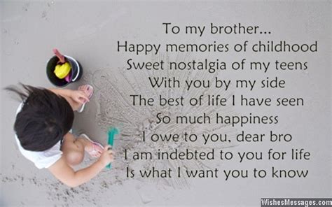 I love you poems for brother – WishesMessages.com