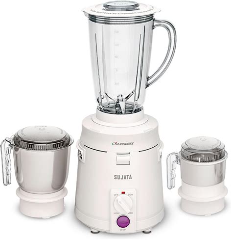 Sujata Supermix Mixer Grinder Watts Jars White Buy Online