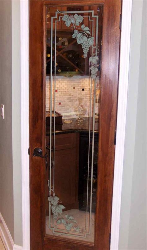 Sans Soucie Etched Glass Wine Room Door On Hgtv Sans Soucie Art Glass