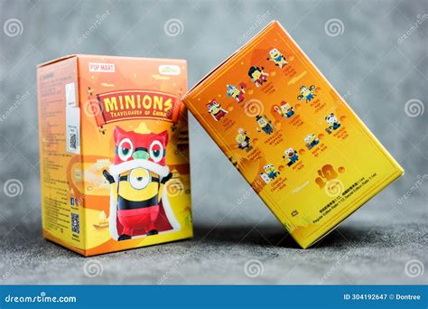 Bangkok Thailand January 19 2024 Pop Mart Minions Travelogues Of