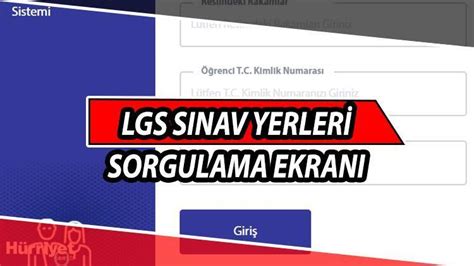 Meb E Okul Lgs S Nav Yerleri Sorgulama Ekran Lgs S Nav Giri Belgesi