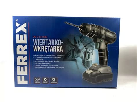 Wiertarko Wkr Tarka Akumulatorowa Ferrex V Li I