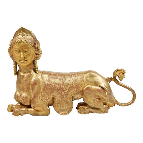 Early 19th Century English Regency Greek Revival Gilt Carving of a