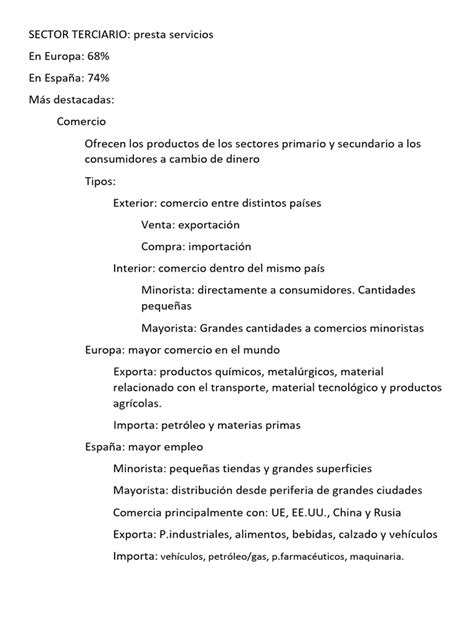 Sector Terciario Pdf