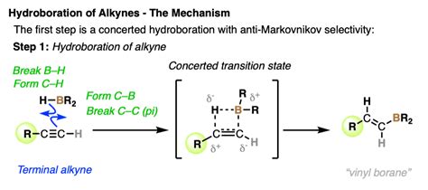 Alkyne Hydroboration With R Bh Master Organic Chemistry