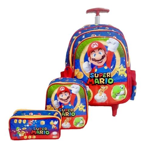 Kit Mochila Escolar Infantil Rodinha M Rio Bross P S Parcelamento