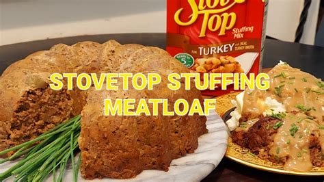 Tasty Stovetop Stuffing Meatloaf Recipe Using A Bundt Pan Great