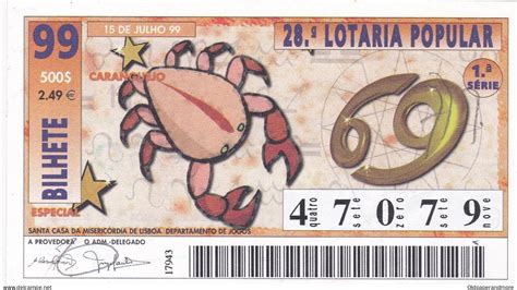 Billets De Loterie Portugal Lottery Ticket