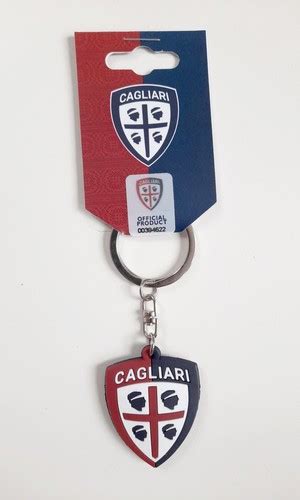 Brelok Cagliari Calcio Herb Gumowy Produkt Oficjalny Breloki