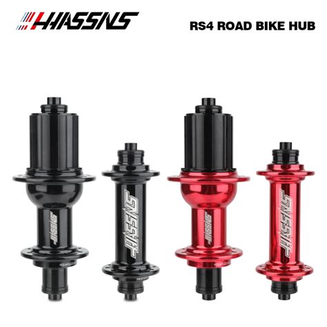 HASSNS Road Bike Hubs 4 Pawls 20 24 Hole Ultralight RB Hub 120 Beeps 4