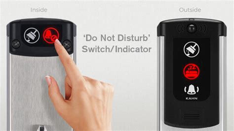 3 Alternatives To Do Not Disturb Door Hanger In Hotel Hotel Lock