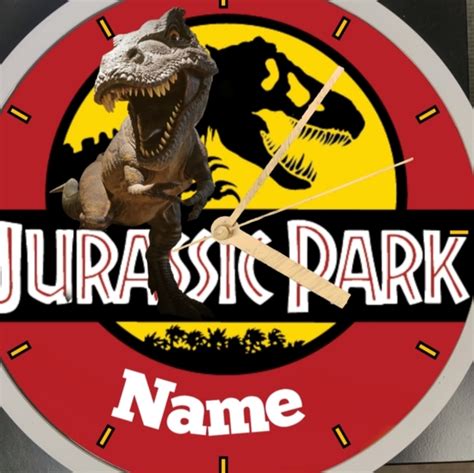 Jurassic Park Wall Decor Vintage Jurassic Park Led Dance Light Clock Poshmark