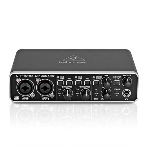 U PHORIA UMC204HD BEHRINGER AudioIntegra