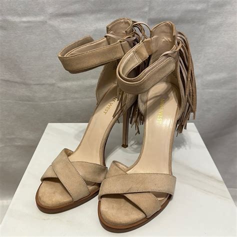 Nine West Shoes Nude Suede Heels Nine West 75 Poshmark