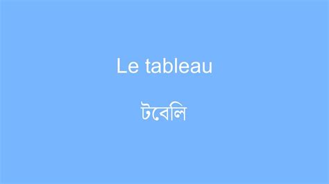 Apprendre Le Bengali Le Vocabulaire Facile Et Rapide Youtube