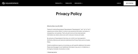 23 Privacy Policy Examples Free Privacy Policy Template