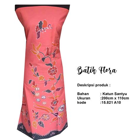 Jual Batik Tulis Motif Flora Kupu Kupu Khas Maros Sulawesi Selatan