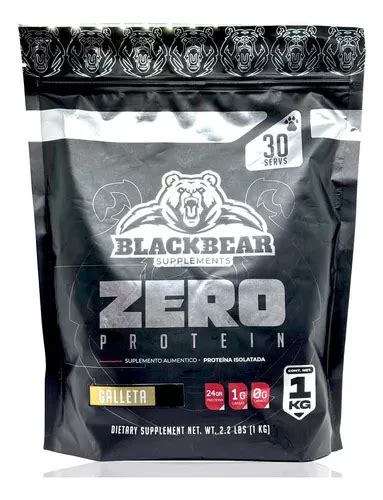 Proteína Zero Carbs 1 Kg Galleta 30 Serv Isolatada Blackbear