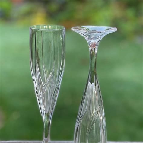 Crystal Champagne Flutes - Etsy