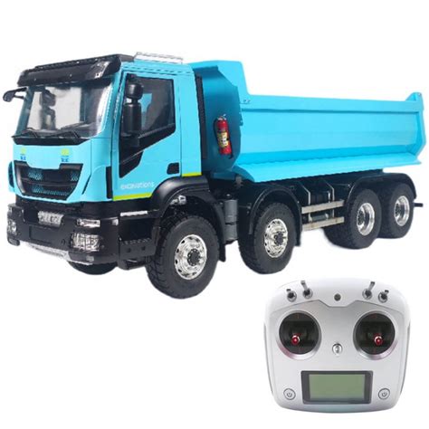 MODEL RACING RC Truck 8×8 Hydraulic Dump Truck 1/14 Electric RC Tipper ...