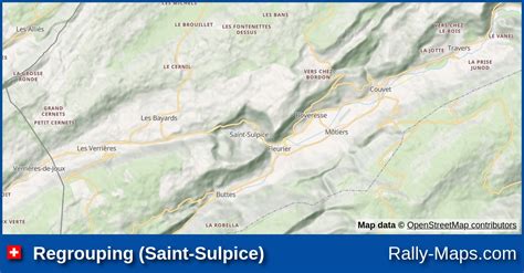 Regrouping Saint Sulpice Stage Map Crit Rium Neuchatelois Srm