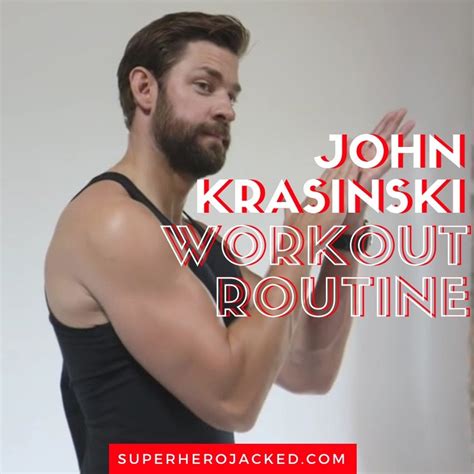 John Krasinski Workout Routine And Diet Plan Updated