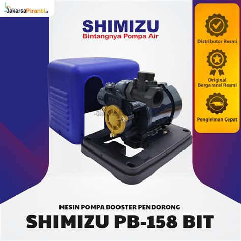 Jual Mesin Pompa Air Pendorong Otomatis Booster Pump Shimizu Pb Bit