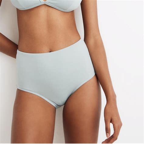 Madewell Swim Madewell Second Wave High Waisted Bikini Bottom Poshmark