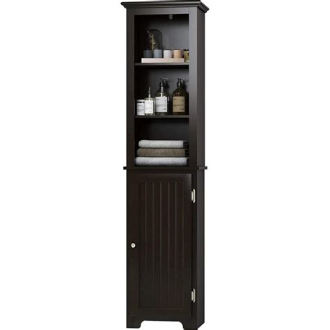 UTEX 64 Freestanding Storage Cabinet Bathroom Tall Cabinet With Doors