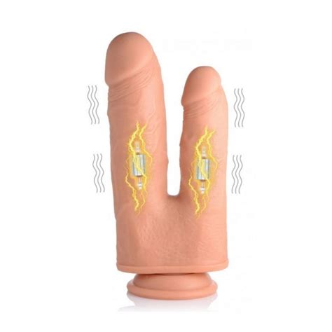 Dildo Vibrador para Doble Penetración con Rotación y Control Remoto