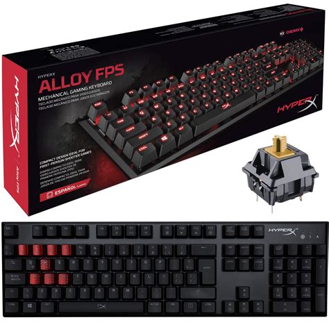 Teclado Gamer Kingston Hyperx Alloy Fps Espa Ol Mec Nico