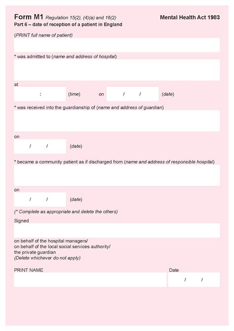 Form M1 Fillable Printable Forms Free Online