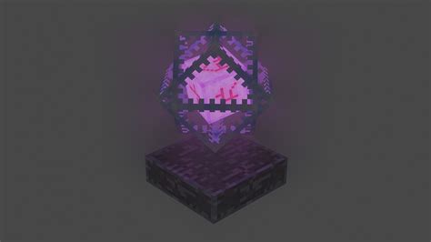 End Crystal From Minecraft Finished Projects Blender Artists Community