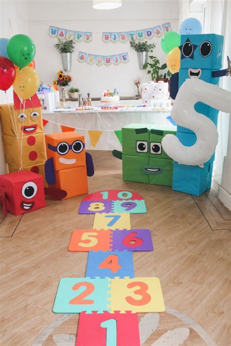 Numberblocks Birthday Party Block Birthday Party 3rd Birthday