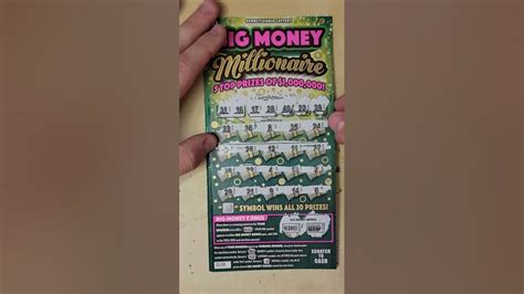 Pa Lottery 2 Tickets Of Big Money Millionaire 💰 Scratch Lottery