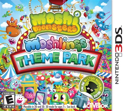 Moshi Monsters Moshlings Theme Park Cover Artwork